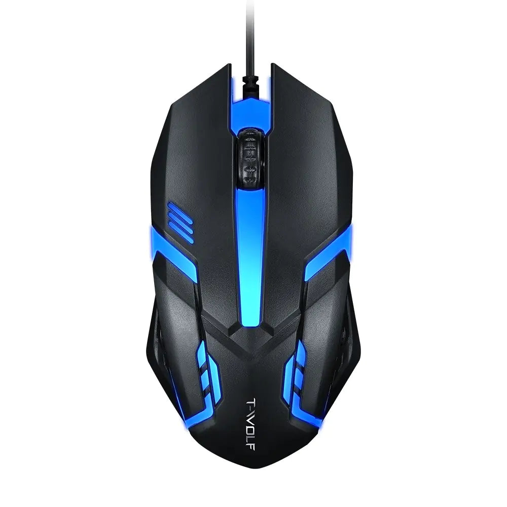 Computer Mouse with 7-Color LED Lighting