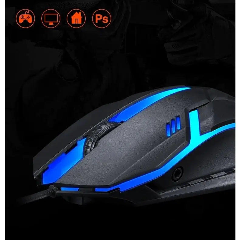 Computer Mouse with 7-Color LED Lighting