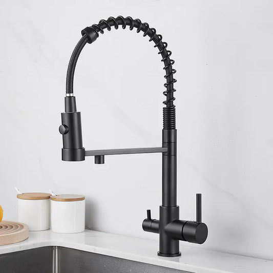 3-in-1 Faucet for Hot and Cold Water Kitchen Sink
