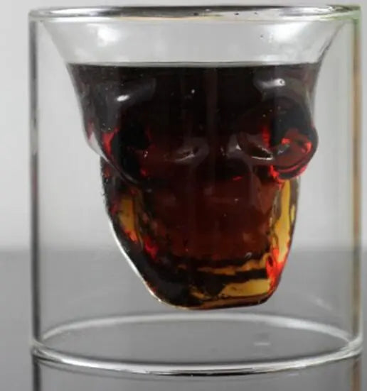 Skull Head Crystal Wine Glass