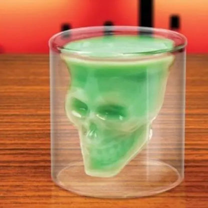 Skull Head Crystal Wine Glass