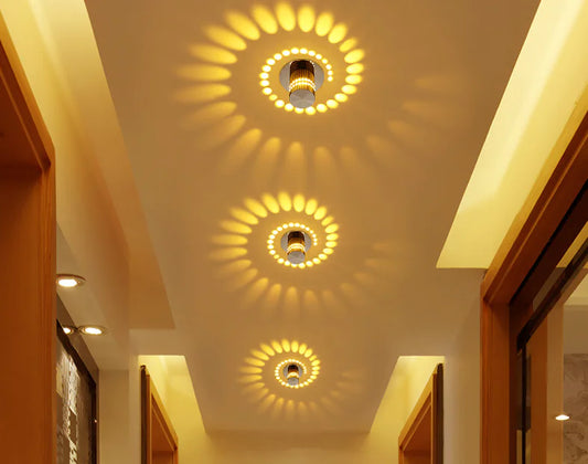 Color-Changing Corridor Wall Light Fixture -- Modern LED