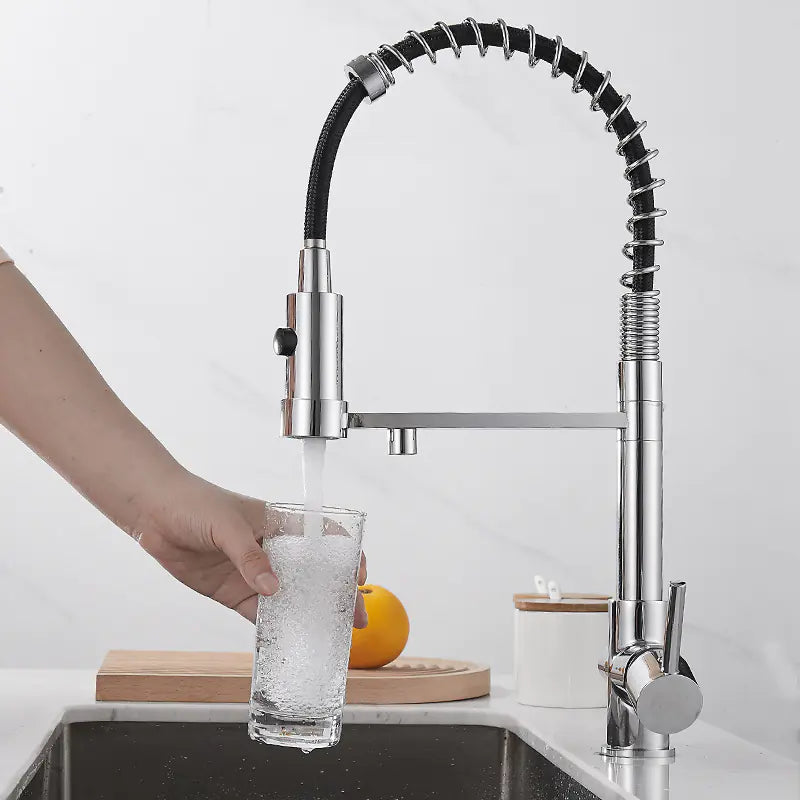 3-in-1 Faucet for Hot and Cold Water Kitchen Sink