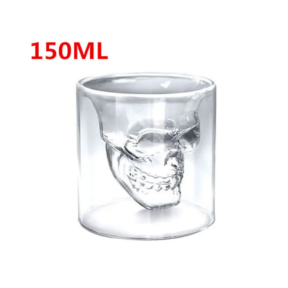 Skull Head Crystal Wine Glass