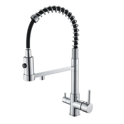 3-in-1 Faucet for Hot and Cold Water Kitchen Sink